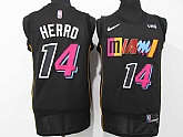 Heat 14 Tyler Herro Black Nike Diamond 75th Anniversary City Edition Swingman Jersey,baseball caps,new era cap wholesale,wholesale hats